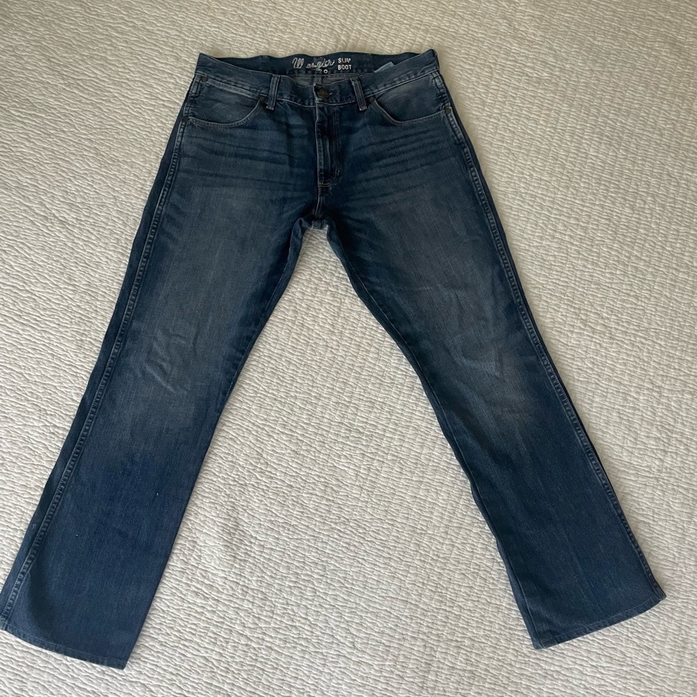 Mens wrangler slim bootcut size 34x32